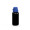Trinkflasche "School", 400 ml, schwarz, blau