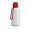 Trinkflasche "School", 1,0 l, inkl. Strap, weiß, rot