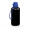 Trinkflasche "School", 1,0 l, inkl. Strap, schwarz, blau