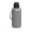 Trinkflasche "School", 1,0 l, inkl. Strap, silber, schwarz