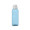 Trinkflasche Carve "School", 700 ml, transparent-blau, weiß