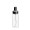 Sprayflasche "Superior", 400 ml, transparent-braun, silber