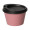 Kaffeebecher "ToGo", 0,1 l, raffiniertes rot, schwarz