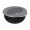 Food-Bowl "ToGo", Classic, 1,0 l, schlichtes schwarz, transparent-milchig