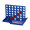 Denkspiel "Gewinn mit 4", standard-blau