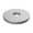 Einkaufswagenchip "1 Euro", standard-silber