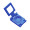 Lupe "Fold 5 x", standard-blau