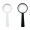 Stiellupe "Handle 4 x", standard-gelb