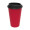 Kaffeebecher "Premium", standard-rot, schwarz