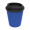 Kaffeebecher "Premium" small, standard-blau, schwarz