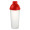 Shaker "Lagoon" 0,5 l, transparent-milchig, rot