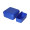 Vorratsdose "Cube" deluxe, mit Trennschale, standard-blau