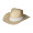 Strohhut "Texas", natur, weiß