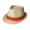 Panamahut "Salvador", beige, rot