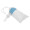 Fitnesshandtuch "Cooling", schwarz, blau