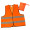 Warnweste "Standard" Etui, neon-orange