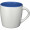 Aztec 340 ml Keramiktasse, weiß, königsblau