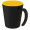 Oli 360 ml Keramikbecher mit Henkel, gelb, schwarz