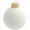 Individuell bedruckbare Glas-Christbaumkugel, EXPRESS-Versand, 7cm, 40er Karton, weiß matt