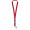 Sagan Lanyard mit abnehmbarer Schnalle und Handyband, rot