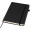 Liss A5 Hardcover Notizbuch aus recyceltem Kunststoff, schwarz