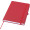 Spectrum A5 Notizbuch mit Hardcover aus recyceltem Material, rot