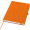 Spectrum A5 Notizbuch mit Hardcover aus recyceltem Material, orange
