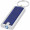 Castor LED-Schlüssellicht, blau, silber