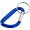 Timor Karabiner Schlüsselanhänger, blau