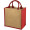 Chennai Jute Tragetasche 16L, natur, rot