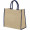 Harry farbige Jute Tragetasche 25L, natur, navy