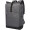 Libra 15,6" GRS recycelter Rolltop Laptop-Rucksack 12L, meliertes grau, schwarz