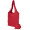 Madras Blend 140 g/m², GRS-zertifizierte, faltbare Baumwoll Tragetasche, 7 l, rot