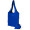 Madras Blend 140 g/m², GRS-zertifizierte, faltbare Baumwoll Tragetasche, 7 l, royalblau