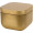 Tindra Quadratische Zinnkerze mit Vanille Duft, gold