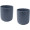 Male 200 ml Keramiktassen – 2er-Set, himmelblau