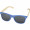 Sun Ray Bambus Sonnenbrille, himmelblau