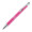 Kugelschreiber aus Metall mit 3 Zierringen, pink