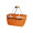 Shopper BASKET, orange
