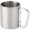 Alps 200 ml Isolierbecher mit Karabinergriff, silber