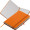 A6 Notizbuch Lübeck, orange