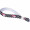 Et vollfarbig bedrucktes Festival-Armband, weiss