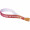Et vollfarbig bedrucktes Festival-Armband, rot