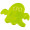 RFX™ S-12 Reflektierender Geist PVC-Aufkleber M, neongelb