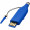 Stylus USB-Stick, blau, 1GB