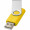 Rotate USB-Stick, gelb, 1GB