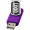 Rotate Doming USB-Stick, lila, 1GB