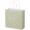 Kraftpapiertasche 120 /m² mit gedrehten Griffen – klein, weiß