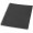 Desk-Mate® A5 recyceltes farbiges Notizbuch mit Spiralbindung, schwarz