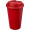 Americano® Eco 350 ml recycelter Becher mit auslaufsicherem Deckel, rot